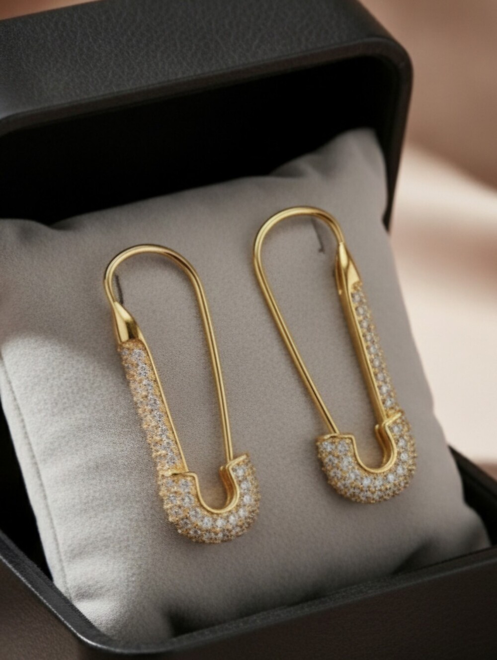 Fun Safety Pin Earrings
